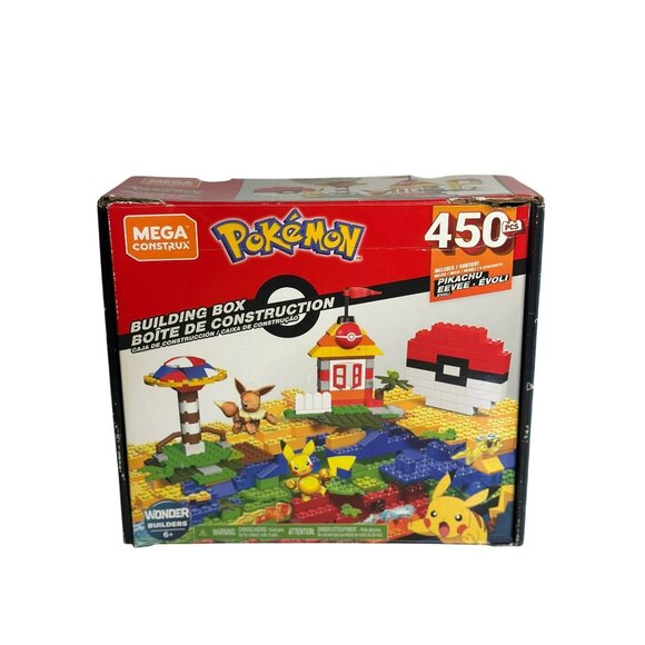 Mega Construx Pokémon Building Box Pikachu & Eevee Construction MISSING PIECES - Picture 1 of 7